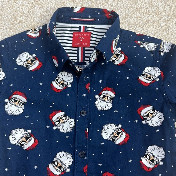 Cactus Boys Santa Polo Shirt - Picture 3 of 4